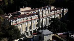 Vista aérea del Palacio de Liria